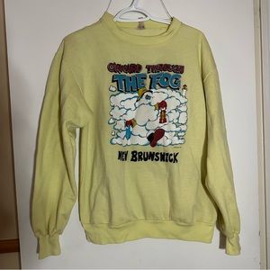 ✨ LAST CHANCE!! ✨ Vintage yellow New Brunswick crew neck - Size L